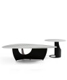 Table basse contemporaine ronde ANGLET Jade Table basse contemporaine ronde ANGLET Jade