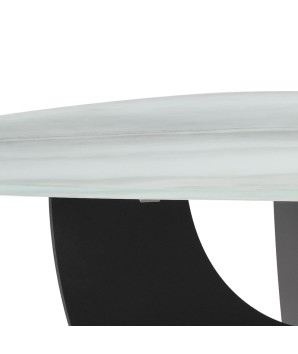 Table basse ANGLET – Verre Jade design contemporain