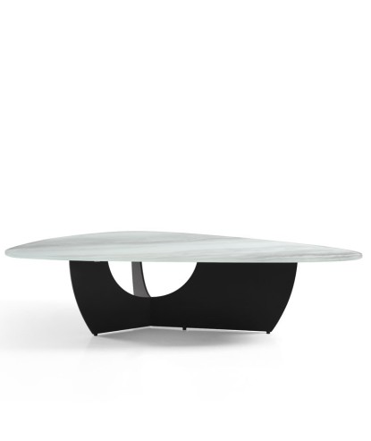 Table basse contemporaine ronde ANGLET Jade