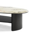 Table basse MONCEAU céramique Golden stone