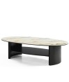 Table basse MONCEAU céramique Golden stone
