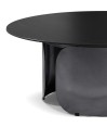 Table basse MALDIVES céramique Jade Noir/Or Table basse MALDIVES céramique Jade Noir/Or