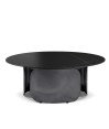 Table basse MALDIVES céramique Jade Noir/Or Table basse MALDIVES céramique Jade Noir/Or
