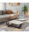 Table basse DIVINE céramique Golden stone