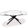 Tables repas avec rallonges